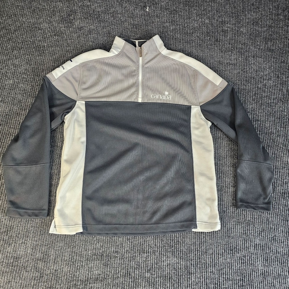 Vancouver 2010 Winter Olympics Canada Elevate Quarter Zip Pullover Mens M